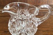 Cut Lead Crystal milk jug