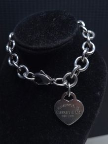 Authentic Vintage Tiffany & Co Return to Tiffany Heart Tag Silver Bracelet