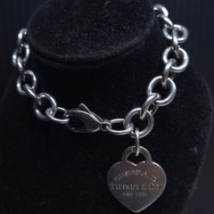 Authentic Vintage Tiffany & Co Return to Tiffany Heart Tag Silver Bracelet