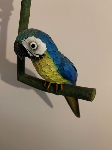 Handmade bird parrot
