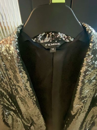 Sequin blazer size 12 - 14