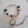 little  collection of broches,a chain and a charm  bracelet Image 7