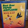 Vintage Set - Best Ever Paper Airplanes Kit plus Book Image 6