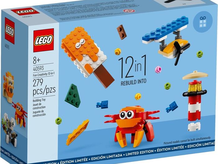 Lego 12-in-1 Fun Creativity Set Limited Edition GWP 40593 (New)