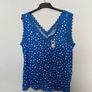 Dunnes Satin Lace Camisole top polka dot size 18 - new Image 2