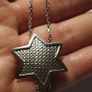 Six Pointed Star Lariat Necklace Image 3