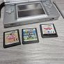 Nintendo DS Lite Silver With 3 Games | USB Charger - Excellent Condition -Tested Image 2