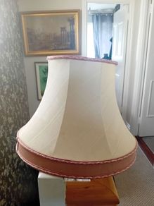 Large vintage lampshade