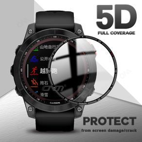 5D Screen Protector For Garmin Fenix 7  Smart Watch Soft Protective Film for Garmin fenix 7 Not Glass