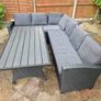 Corner Garden Lounge Seating Set L Shape Image 2