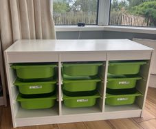 Trofast unit and drawers