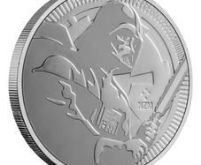 1 oz STAR WARS Darth Vader Silver Coin 2020 BU (In Capsule)