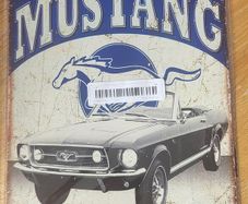 Ford Mustang : Metal Sign