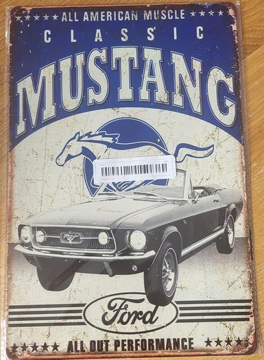 Ford Mustang : Metal Sign