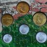 Slovenia pre euro vintage original coins set 1990s BUNC Image 3