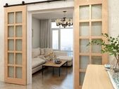 Sliding door kit  Barn Door Hardware Kit Barn Door Kit 10 FT Carbon Steel for Double Doors