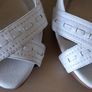 Next white leather wedge heel 6 Image 3