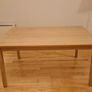 IKEA Extendable Dining Table Oak Wood Image 4