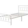 3ft Single Bed Frame with Victorian Headboard and Footboard Image 3