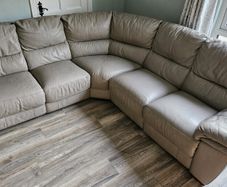 Leather Corner Sofa - Electric Recliners
