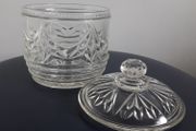 Vintage - Pressed Glass - Lidded Jar