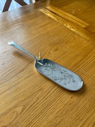 Antique Silver Plate Crumbler