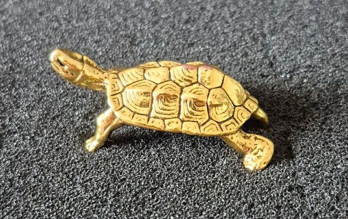 3 brass Animals,. Solid brass.
