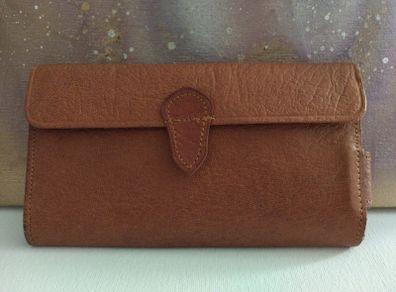 Freepost  Unusual Vintage Devon Leathercrafts Goatskin Wallet / Purse