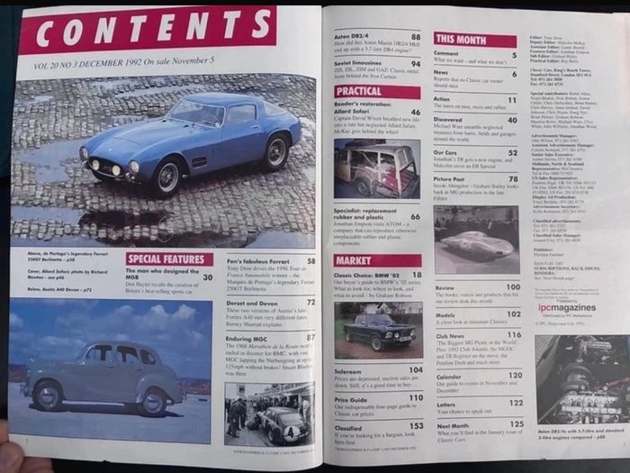 Classic Cars Magazines x2