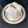 Antique Pink Rose Garland Demitasse Cup and Saucer Image 4