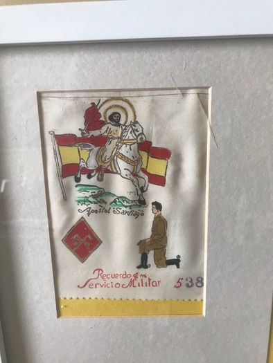 Vintage Spanish Militaria (Art on linen)
