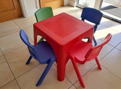Childrens table & chair set