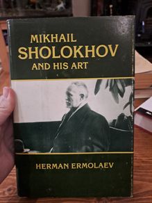 1st ed Mikhail Sholokhov and His Art