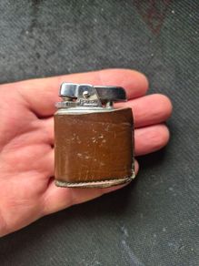 Vintage Ronson Leather Nice Lighter