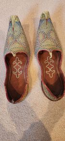 Handmade traditional pakistani mens khussa shoes