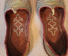 Handmade traditional pakistani mens khussa shoes