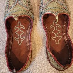 Handmade traditional pakistani mens khussa shoes
