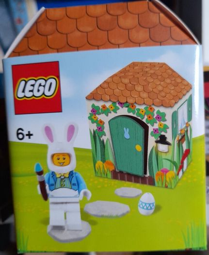 New: Lego Easter Easter Bunny Egg Hut Minifigure