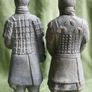 Vintage Terracotta Army Chinese Warrior Soldier Small Figurine Statue Figure Image 6