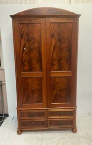 Victorian Style Mahogany Wardrobe