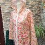Topshop Womens Multicoloured Floral Rain Coat Size 10 Perfect for festival season Image 6
