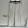 Brand New Ladies Ivory/ Beige Linen Trousers with Belt from Gallery Image 5
