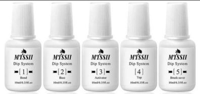 Dipping Nail Powder Liquid System 1 in 5