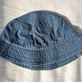 ELLE Women's Ladies Denim Bucket Hat Image 2