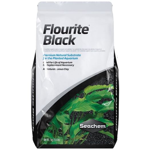 Seachem Flourite Black Sand 7 kg - Natural Planted Aquarium Substrate