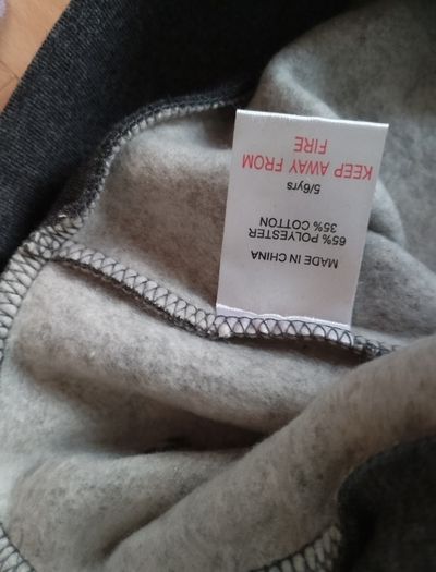 Fluid boys zip through hoody 5-6 years
