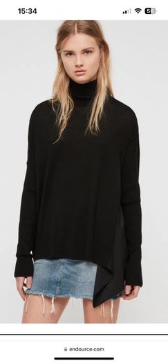 Allsaints Alda Roll Neck BNWT UK Small