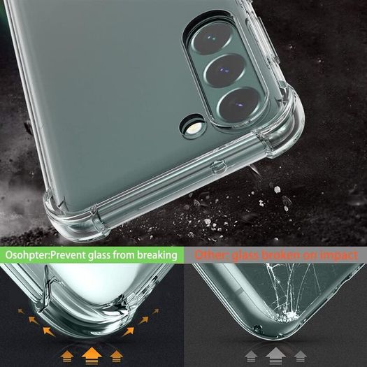 Crystal Clear Case for Samsung Galaxy S23 & Plus & Ultra Smartphone Protector Cover Transparent Shockproof Silicone Cases Cover