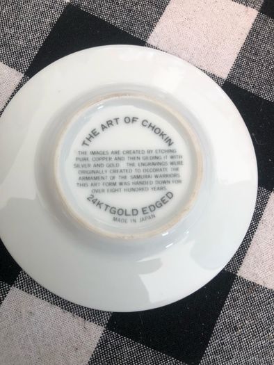 Rare find The Art of Chokin 24k gold edged