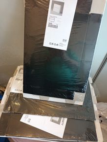 4 x IKEA Kassett files/boxes